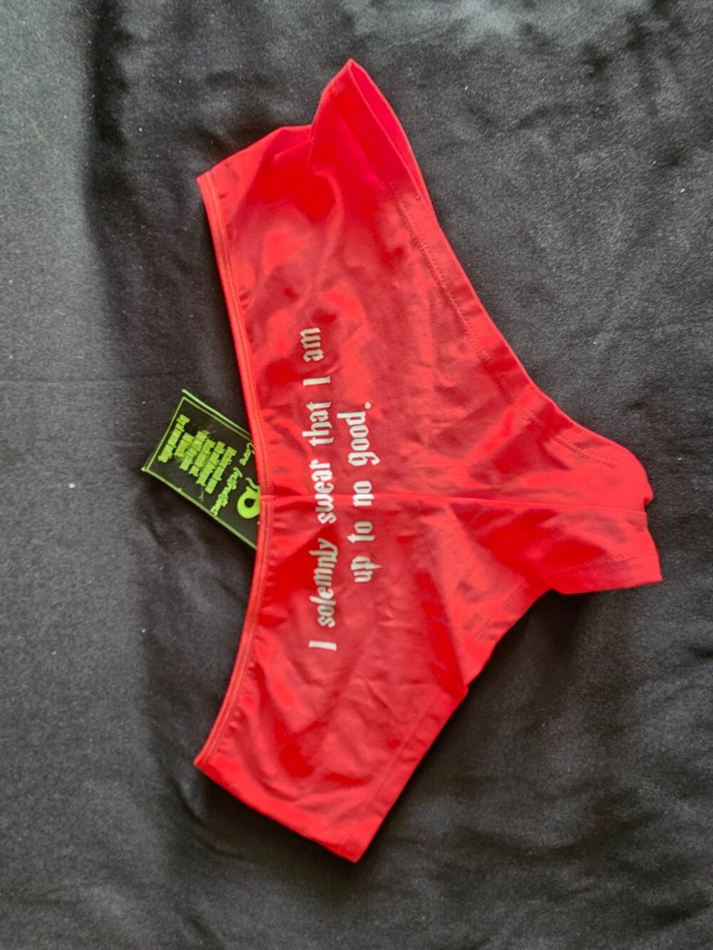 Red Harry Potter cheeky size large panties